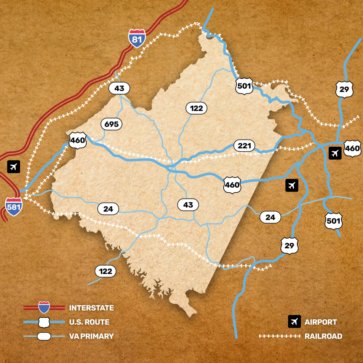 Maps Bedford County Economic Development