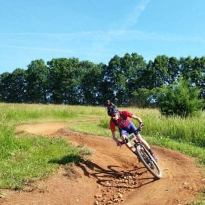 Sunny Day Montvale Park Mountain Bike Trials image of person biking